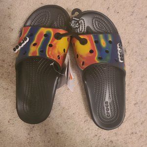 Crocs tie dye